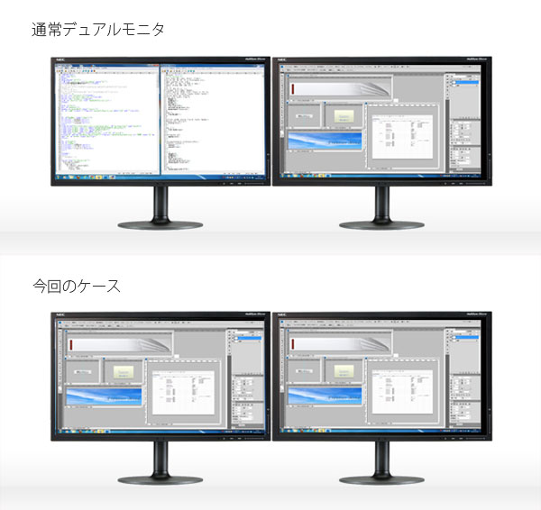 外部モニタに違う画面を表示させたい！| サポートブログ | 中古