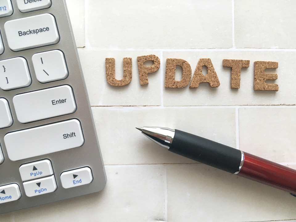 アップデート