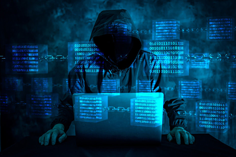 ハッキングの脅威を象徴するイメージ