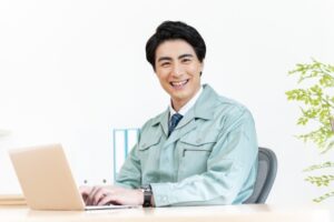 ノートパソコン　男性