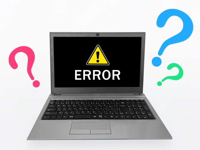 パソコン　注意　エクスクラメーション