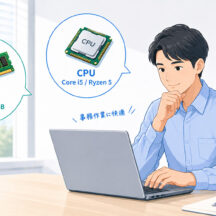 事務用パソコンに必要なスペック（メモリ・CPU）の目安は？