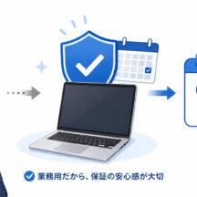 法人向け中古パソコンの保証はどれくらいあればいい？